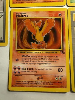 Pokemon TCG Rare Vintage 5 Card Lot. Free Moltres! Free Shipping! - Image 4