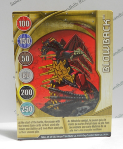 Bakugan Card - Blowback - Gold Gate Card - BA644 - 14/48q - 2009 - Image 1