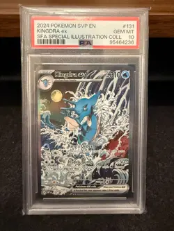PSA 10 Kingdra ex 131 SVP Special Illustration Shrouded Fable SFA Pokemon Card - Image 1