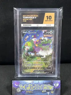 Pokemon Card Tornadus V 185/198 ACE 10 Alternate Art Chilling Reign GEM MINT - Image 1