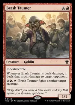 MTG Murders at Karlov Manor Commander - Brash Taunter - Image 1