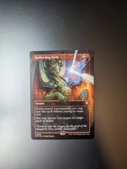 MTG Magic The Gathering Deflecting Swat Borderless Commander Masters - Image 1