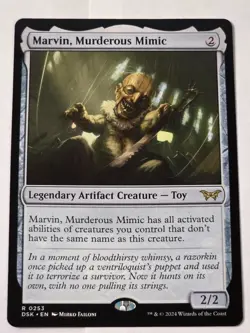 MTG - Marvin, Murderous Mimic - Duskmourn: House of Horror - Image 1