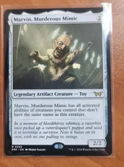Magic MTG Marvin, Murderous Mimic DSK 0253 Regular Rare - NM condition - Image 1
