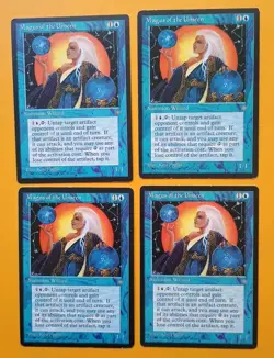 Magic the Gathering MTG Ice Age MAGUS OF THE UNSEEN X 4 R LP/EX 1995 Nice! - Image 1