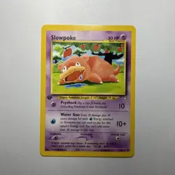 Pokemon TCG Neo Genesis #073/111 Slowpoke 1st Edition LP - Image 1