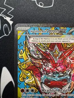 Hearthflame Mask Ogerpon EX 148/131 Pokemon TCG Prismatic Evolutions SIR - Image 2