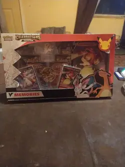 Pokemon TCG: Celebrations Collection Box [Dark Sylveon V or Lance's Charizard V 820650809392 - Image 1