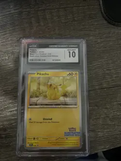 Pokemon Pikachu #214 Illustration Contest Winner BSP 2024 - CGC 10 Gem Mint - Image 1