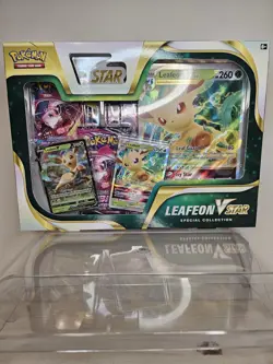 Pokemon TCG Leafeon VSTAR Special Collection Box Sealed - Image 1