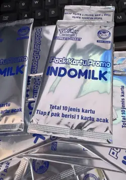 Lot 96 Pcs Pokemon Promo Indomilk Indonesia Booster Pack Sealed Random - Image 2