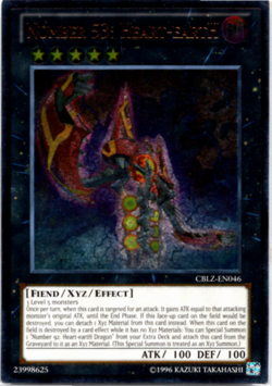 Number 53: Heart-eartH - CBLZ-EN046 - Ultimate Rare - Yugioh - Image 1