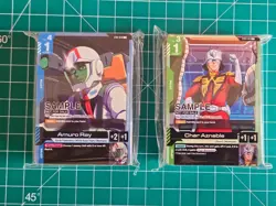 Gundam Card Game Demo Deck SET (Char Aznable + Amuro Ray) SEALED ENGLISH - Image 1