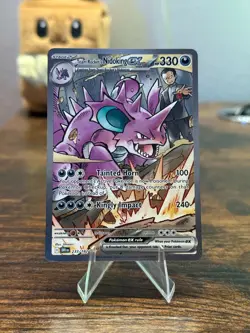 Team Rockets Nidoking EX 233/182 Sv10 Destined Rivals Pokemon Card - Image 1