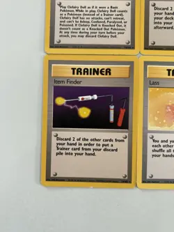 Pokemon Cards Base Set Rare Trainer Bundle Vintage WOTC x8 Breeder Clefairy Doll - Image 3
