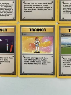 Pokemon Cards Base Set Rare Trainer Bundle Vintage WOTC x8 Breeder Clefairy Doll - Image 5