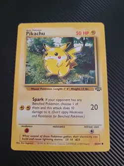 Pikachu - 60/64 - Pokemon Jungle Unlimited Card Vintage WOTC LP - Image 1