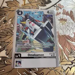 Digimon Card Game Omekamon BT13-093 Event Pack 6 Alternate Art - Image 1
