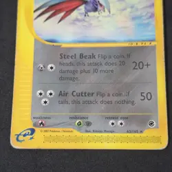 Skarmory 63/165 Expedition Rare Card No Holo Pokemon Card ENG - Image 3