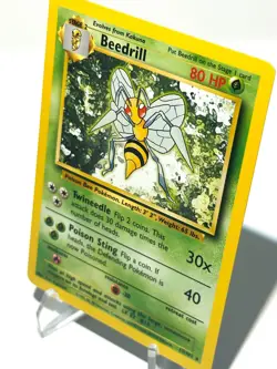 Beedrill 17/102 Pokemon Card TCG Base Set Unlimited Rare LP - Image 3