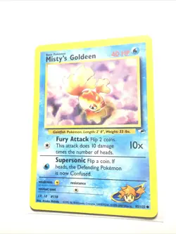 MISTY'S GOLDEEN - 85/132 - Gym Heroes - Pokemon Card - NM - Image 1