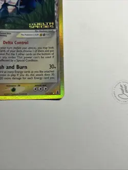 Pokemon Metagross Stamped Reverse Holo 2005 EX Delta Species TCG Card 11/113 - Image 2