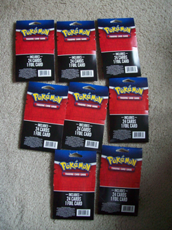 Pokemon TCG Pack with 1 Foil Card Guaranteed 25 Cards Per Pack Sealed Lot of 8 - Image 2