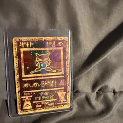 Pokemon Ancient Mew Collectible Trading Card Holo Rare Movie Edition - Image 1