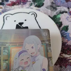 Signed Weiss Schwarz Re:Zero Vol.3 Emilia & Fortuna RZ/S116-028SP SP Japan Card - Image 3