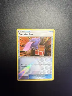 Gengar Surprise Box REVERSE HOLO card 187/214 SM Unbroken Bonds 2019 Pokemon TCG - Image 1
