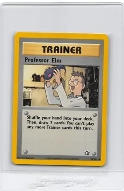 PROFESSOR ELM 96/111 - UNCOMMON - Neo Genesis - VINTAGE WOTC Pokemon Card - NM - Image 1