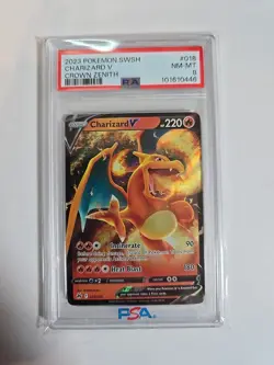 Pokemon TCG SWSH Crown Zenith Charizard v Ultra Rare Card 18/159 - Image 1