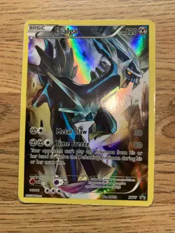 Dialga XY77 Holo Mythical Black Star Promo Pokemon Card 2015 - Image 1