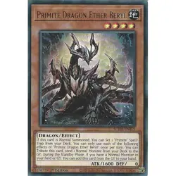 Yugioh SUDA-EN015 Primite Dragon Ether Beryl Ultra Rare Card 1st Edition - Image 1