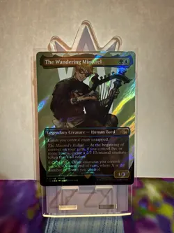 The Wandering Minstrel (Borderless) (Surge Foil) Final Fantasy Foil - Image 1