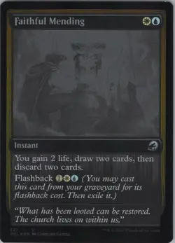 Faithful Mending FOIL NM Innistrad Double Feature Magic The Gathering - Image 1