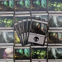 25 Swamps MTG Basic Land Pack Near Mint DECKBUILDING Magic: The Gathering - Image 1