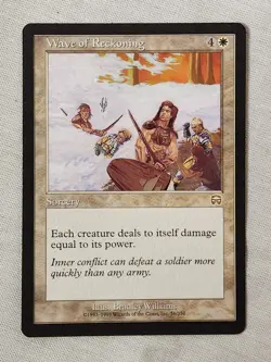 NM Wave of Reckoning Mercadian Masques Mtg Magic the Gathering - Image 1