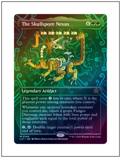 1x The Skullspore Nexus, Borderless Art Foil, Magic MTG NM - Image 1