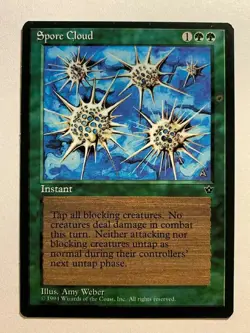 SPORE CLOUD - AMY WEBER Fallen Empires 1994 Magic The Gathering MTG - Image 1