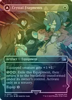 MTG I Crystal Fragments I Final Fantasy I FIN 0357 I Borderless I Foil I NM I EN - Image 1