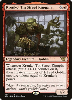 mtg magic krenko tin street kingpin ENGLISH baron de la rue d'etain - Image 1