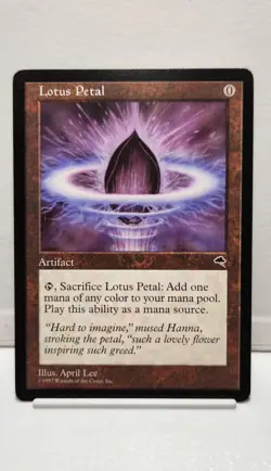 MTG Lotus Petal - Tempest LP - Image 1