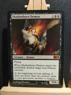 Shadowborn Demon - Magic 2014 (M14) - Mythic - NM to LP (see pics) MTG - Image 1