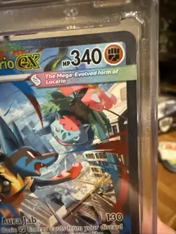 Pokemon TCG Mega Lucario Ex 179/132 Secret Rare Holo Extremely Clean NM Card NM - Image 4