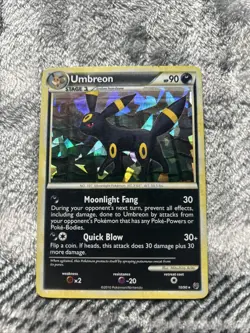 Umbreon [Cracked Ice Holo] #10/90 RARE Pokemon Undaunted - Image 1