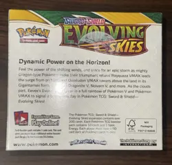 Pokemon Evolving Skies Booster Box FACTORY SEALED Authentic TCG SWSH7 820650818776 - Image 3