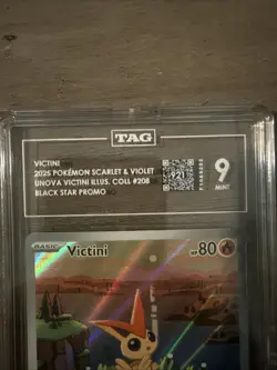 Pokemon TCG Victini 208 Full Art Black Star Promo Black Bolt TAG 9 - Image 2