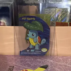 Squirtle #07 PC4 Clear TOPPS 1999 TV Animation Blue Logo acryllic Pokemon - Image 2