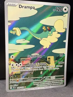 Pokemon TCG Drampa 184/162 SV05: Temporal Forces Illustration Rare Holo - Image 1